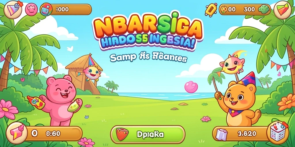pisang123 - Karakter-karakter lucu siap berpetualang.